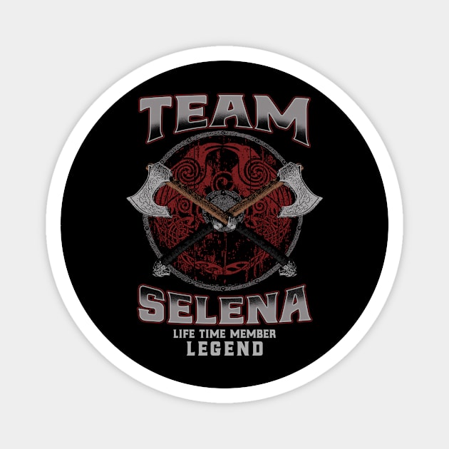 Selena Name - Life Time Member Legend Magnet by Stacy Peters Art